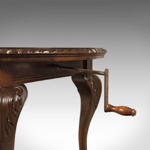 fig 2. Antique Dining Table, 4-6 Seater, Edwardian, English, Mahogany