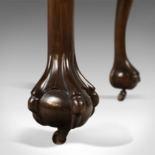 fig 3. Antique Dining Table, 4-6 Seater, Edwardian, English, Mahogany