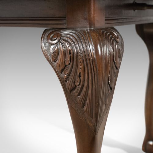 fig 4. Antique Dining Table, 4-6 Seater, Edwardian, English, Mahogany