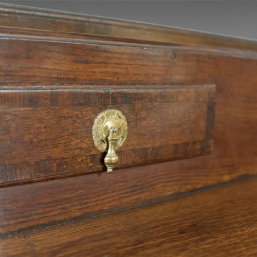 fig 2. Large Antique Dresser Base, Early Georgian, 1750 & Later, English, Oak