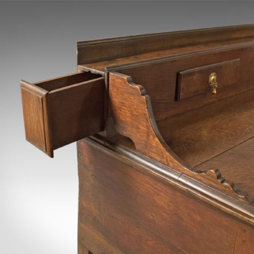 fig 5. Large Antique Dresser Base, Early Georgian, 1750 & Later, English, Oak