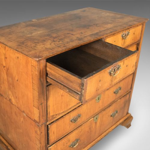 fig 2. Antique Chest of Drawers, Georgian Walnut English c.1720