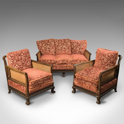 Antique Conservatory Suite, Edwardian Bergere C.1910