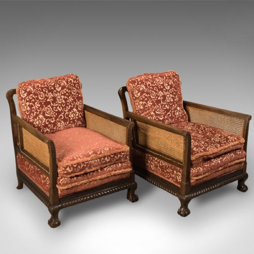fig 3. Antique Conservatory Suite, Edwardian Bergere c.1910