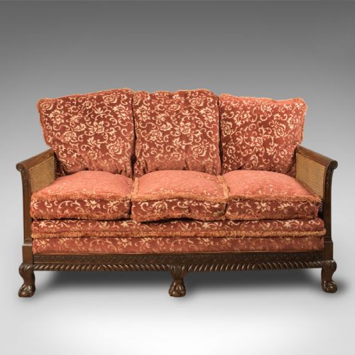 fig 5. Antique Conservatory Suite, Edwardian Bergere c.1910
