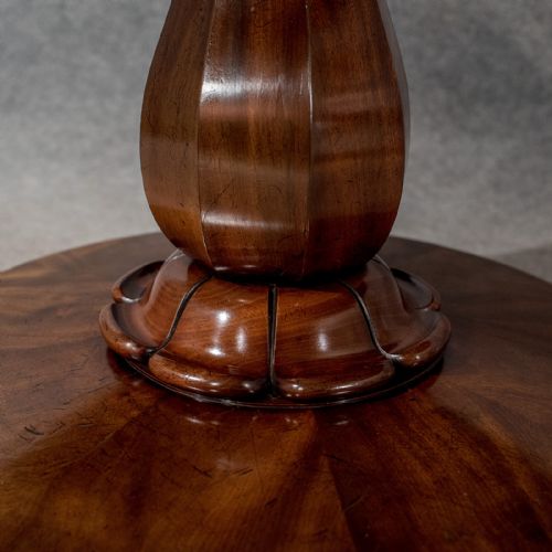 fig 2. Antique Rosewood Breakfast Centre Circular Dining Table English Regency c1830