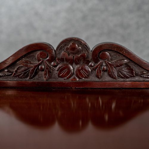 fig 2. Antique Quality Large English Victorian Music Side Cabinet - Fine Mahogany c1900