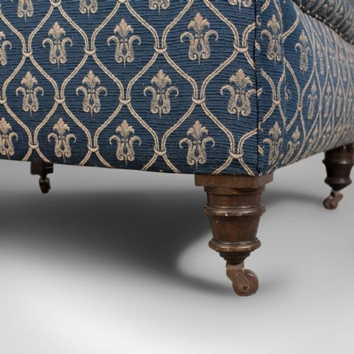 fig 4. Antique Armchair, Edwardian English Club Chair, c.1910