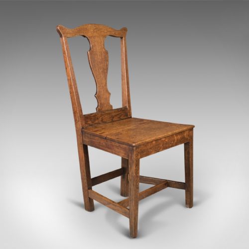 fig 1. Antique Set of 4 Chairs, English Country Kitchen, Victorian c.1850
