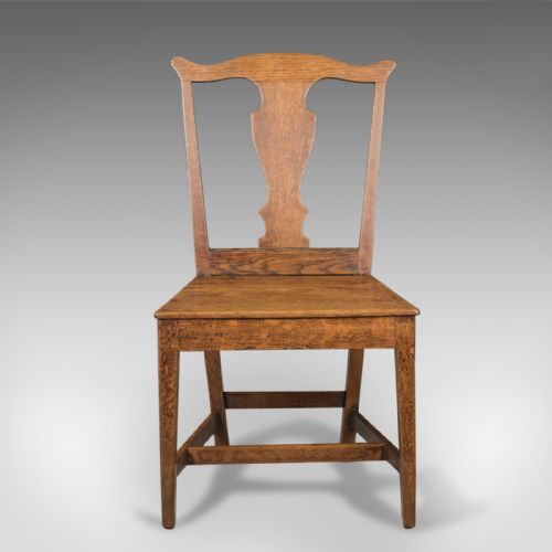 fig 2. Antique Set of 4 Chairs, English Country Kitchen, Victorian c.1850