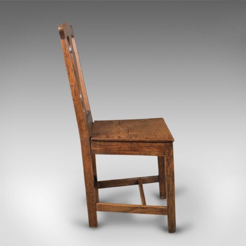 fig 3. Antique Set of 4 Chairs, English Country Kitchen, Victorian c.1850