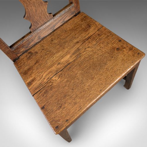 fig 4. Antique Set of 4 Chairs, English Country Kitchen, Victorian c.1850