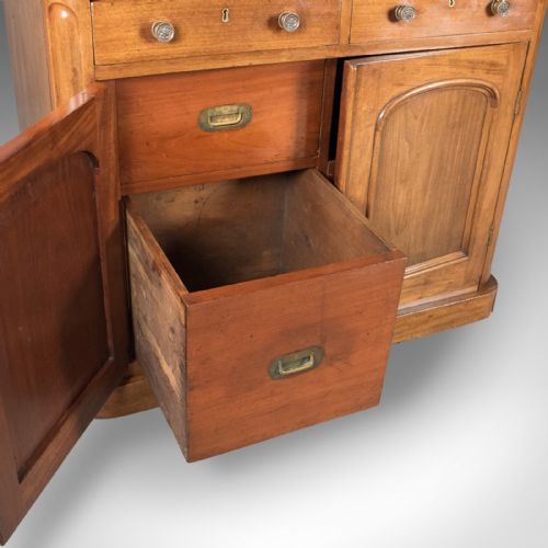 fig 3. Victorian Ship's Buffet Cabinet, HMS Espiegle Nautical Cupboard, English c.1880