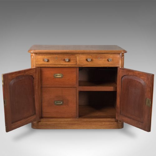 fig 5. Victorian Ship's Buffet Cabinet, HMS Espiegle Nautical Cupboard, English c.1880