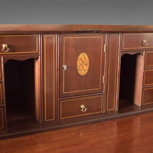 fig 5. Georgian Antique Bureau, English 18th Century Mahogany c.1780