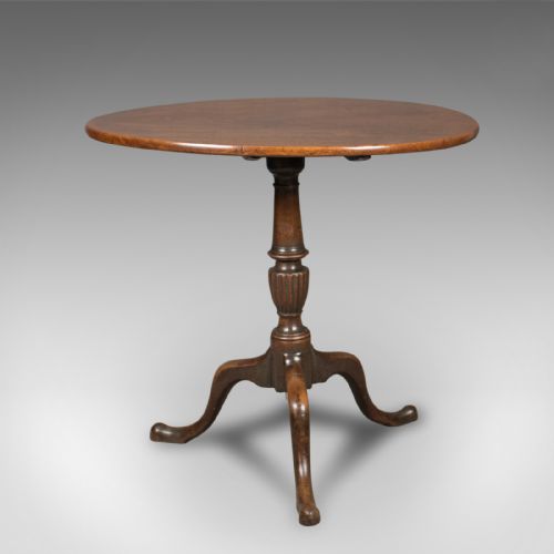 Georgian Antique Tilt Top Table in Mahogany C.1800