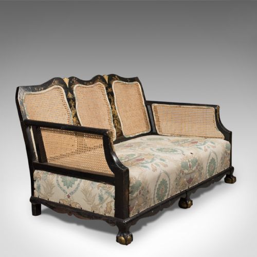 fig 2. Aesthetic Movement Antique Conservatory Suite, Chinoiserie Bergere c.1890
