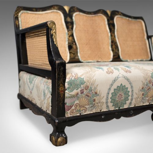fig 5. Aesthetic Movement Antique Conservatory Suite, Chinoiserie Bergere c.1890