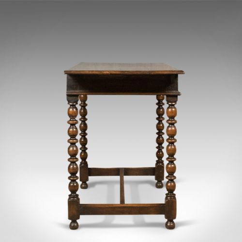 fig 2. Georgian Antique Side Table, English, Oak, 18th Century c.1780