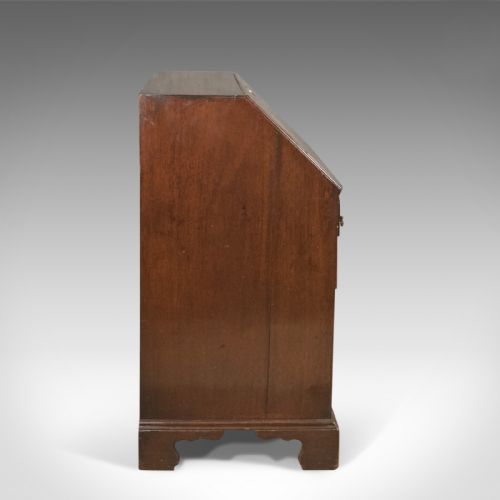 fig 4. Georgian Antique Bureau, 18th Century Mahogany, c.1770