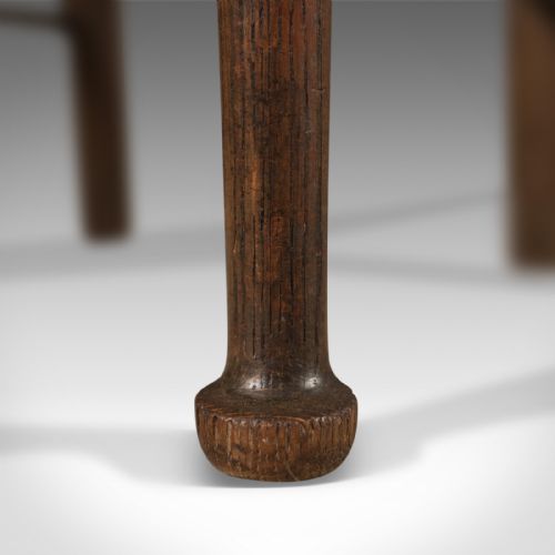 fig 4. Antique Set of 4 'Wavy Line' Ladder Back Dining Chairs, Edwardian