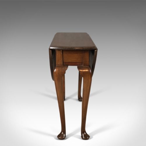 fig 2. Antique Drop Flap Dining Table, Mahogany, English, Early Georgian