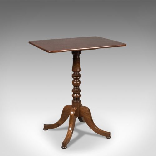 Antique Wine Table, Mahogany, Victorian, English, Side C.1900