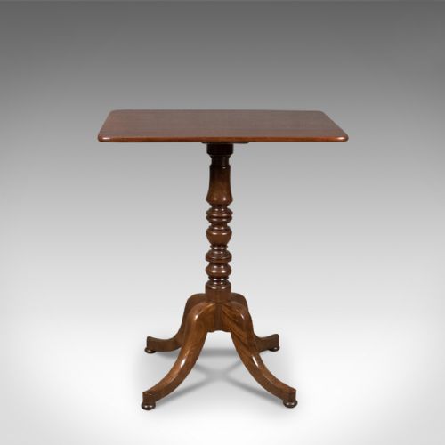 fig 1. Antique Wine Table, Mahogany, Victorian, English, Side c.1900