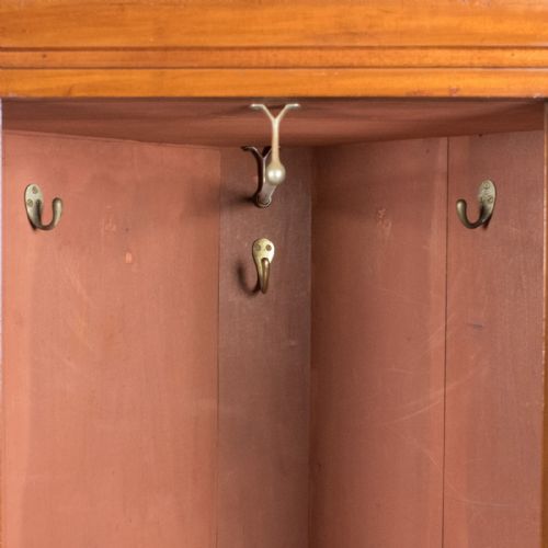fig 3. Victorian Antique Corner Wardrobe, Mahogany, English c.1880