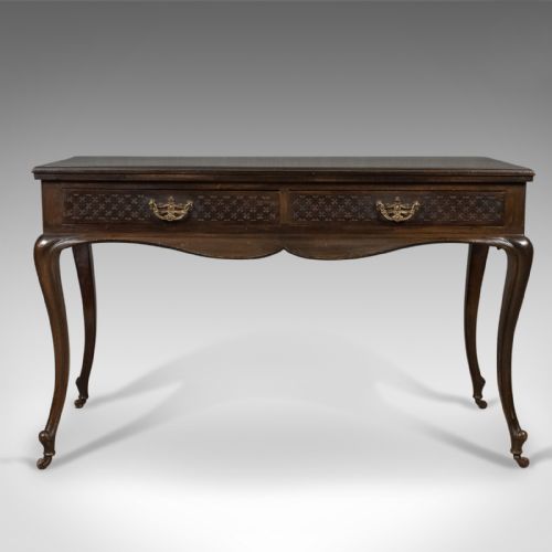 fig 1. Edwardian Antique Side Table, Mahogany, English c.1910