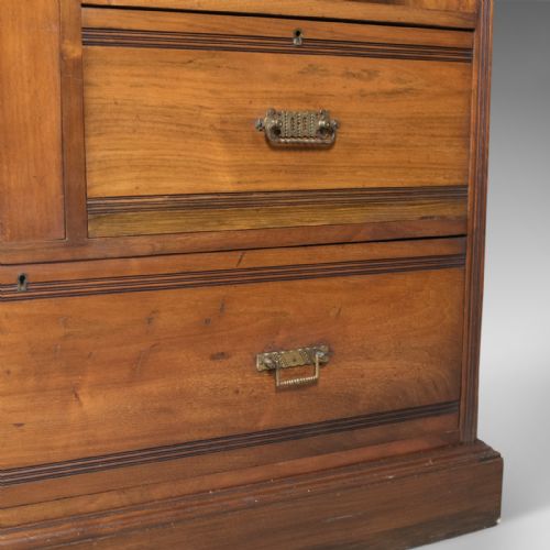 fig 4. Edwardian Antique Beaconsfield Wardrobe, English, Walnut, c.1910