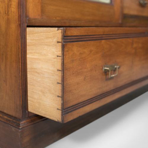 fig 5. Edwardian Antique Beaconsfield Wardrobe, English, Walnut, c.1910