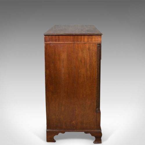 fig 2. Late Georgian Antique Chest Of Drawers, Mahogany, English, Commode c.1780