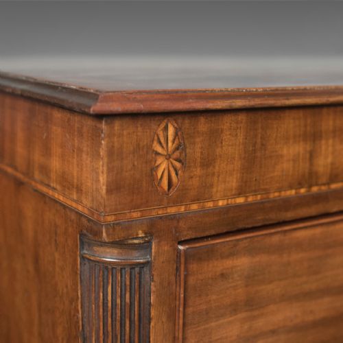 fig 3. Late Georgian Antique Chest Of Drawers, Mahogany, English, Commode c.1780