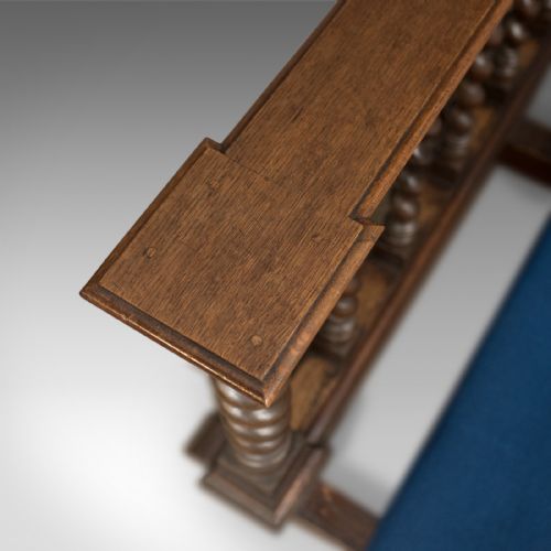 fig 1. Antique Communion Rail in English Oak, Victorian Ecclesiastical c.1900