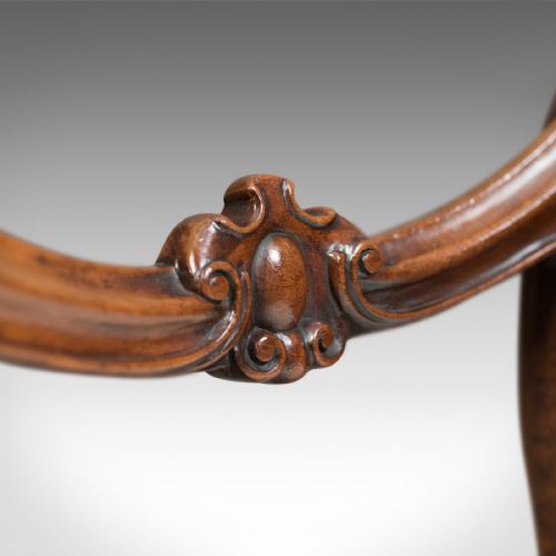 fig 5. Antique Set of 4 Dining Chairs, Early Victorian Balloon Back, Mahogany, c.1840