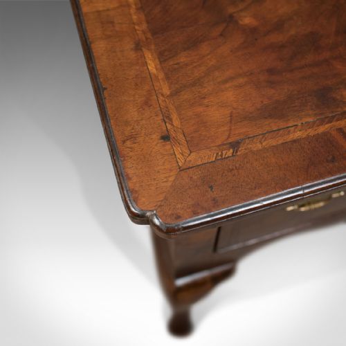 fig 4. Antique Lowboy, English, Late Georgian, Walnut, Desk, Table c.1800