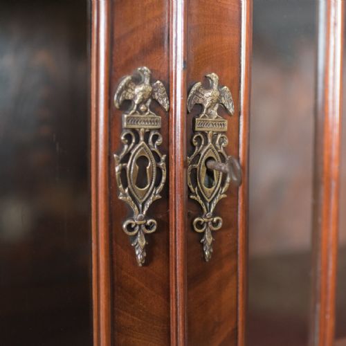 fig 3. Antique Bureau Bookcase, English, Late Georgian, Mahogany, Writing c.1800
