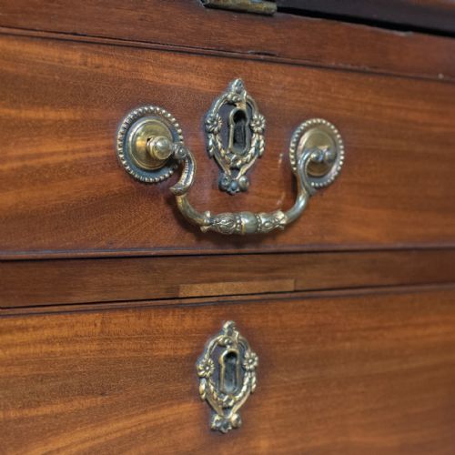fig 7. Antique Bureau Bookcase, English, Late Georgian, Mahogany, Writing c.1800