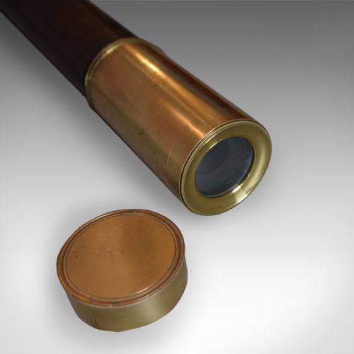 fig 1. Antique Telescope, Dollond 'Day or Night' Terrestrial & Astronomical Use c.1850