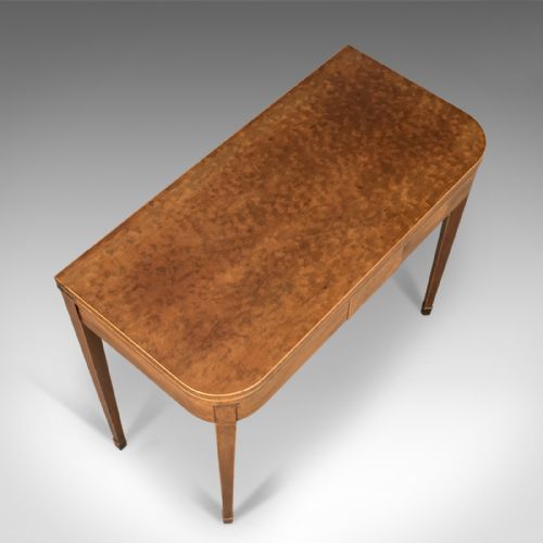 fig 2. Antique Fold-Over Card Table, Thuya Wood, Late Georgian, English c.1780