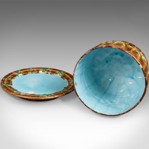 fig 1. Interpretation of George Jones Majolica Cheese Keeper,