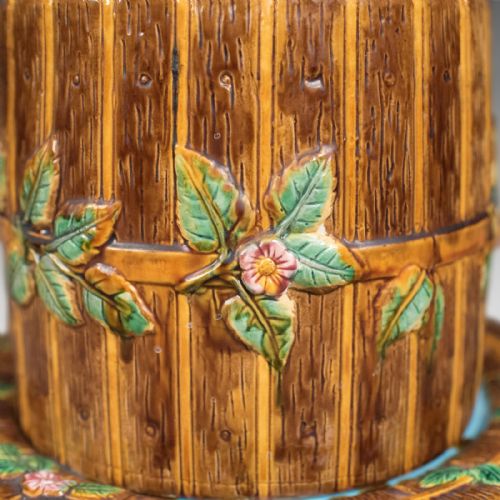 fig 3. Interpretation of George Jones Majolica Cheese Keeper,