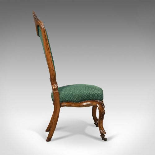 fig 2. Antique Side Chair, 19th Century, Nursing, Salon, English, Walnut, Circa 1820