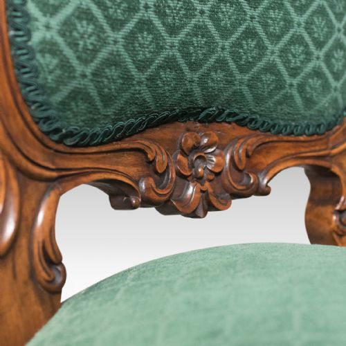 fig 5. Antique Side Chair, 19th Century, Nursing, Salon, English, Walnut, Circa 1820