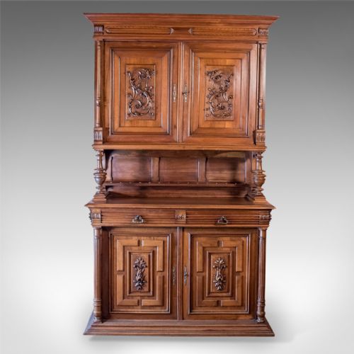 fig 2. French Antique Show Cabinet, Victorian Cupboard Circa 1890