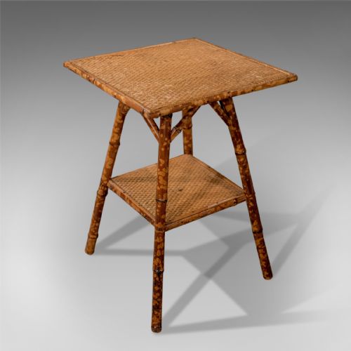 Late 19th Century Antique Bamboo Table, Oriental, Victorian Circa 1890