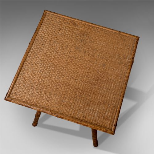 fig 2. Late 19th Century Antique Bamboo Table, Oriental, Victorian Circa 1890