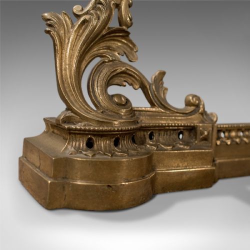 fig 2. Adjustable Antique Fire Kerb, Victorian Fireside Fender, English Circa 1900