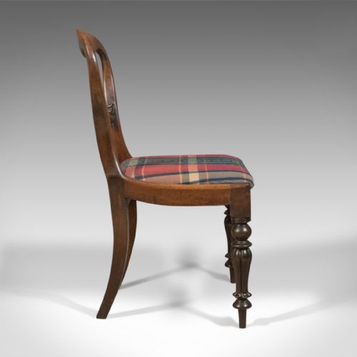 fig 2. Antique Dining Chair, English, Buckle Back, Mahogany Circa 1835